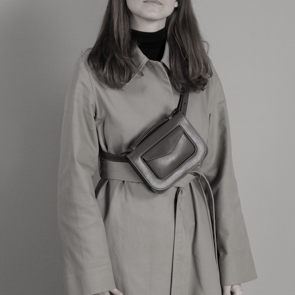 AIMÉE BELTED bicolour