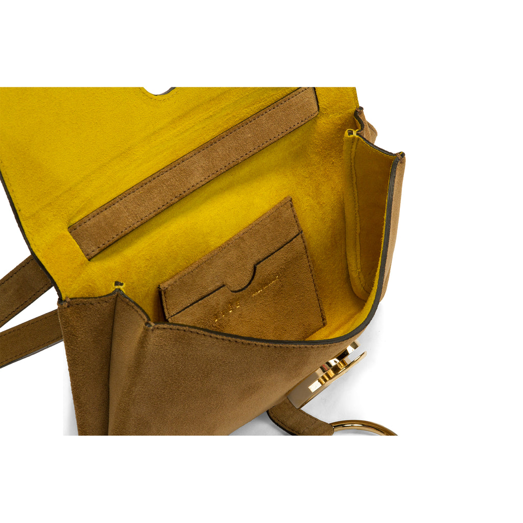 IVY pochette suede -champagne-